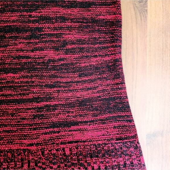 DE ROTHCHILD BLACK RED SWEATER DRESS SIZE MED - Picture 5 of 6